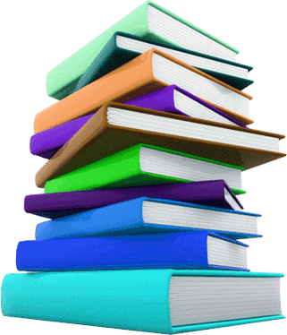 book pile